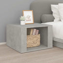 vidaXL Nachtkastje 57x55x36 cm bewerkt hout wit