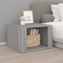 vidaXL Nachtkastje 57x55x36 cm bewerkt hout wit