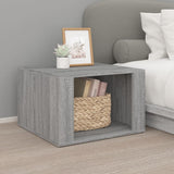 vidaXL Nachtkastje 57x55x36 cm bewerkt hout wit