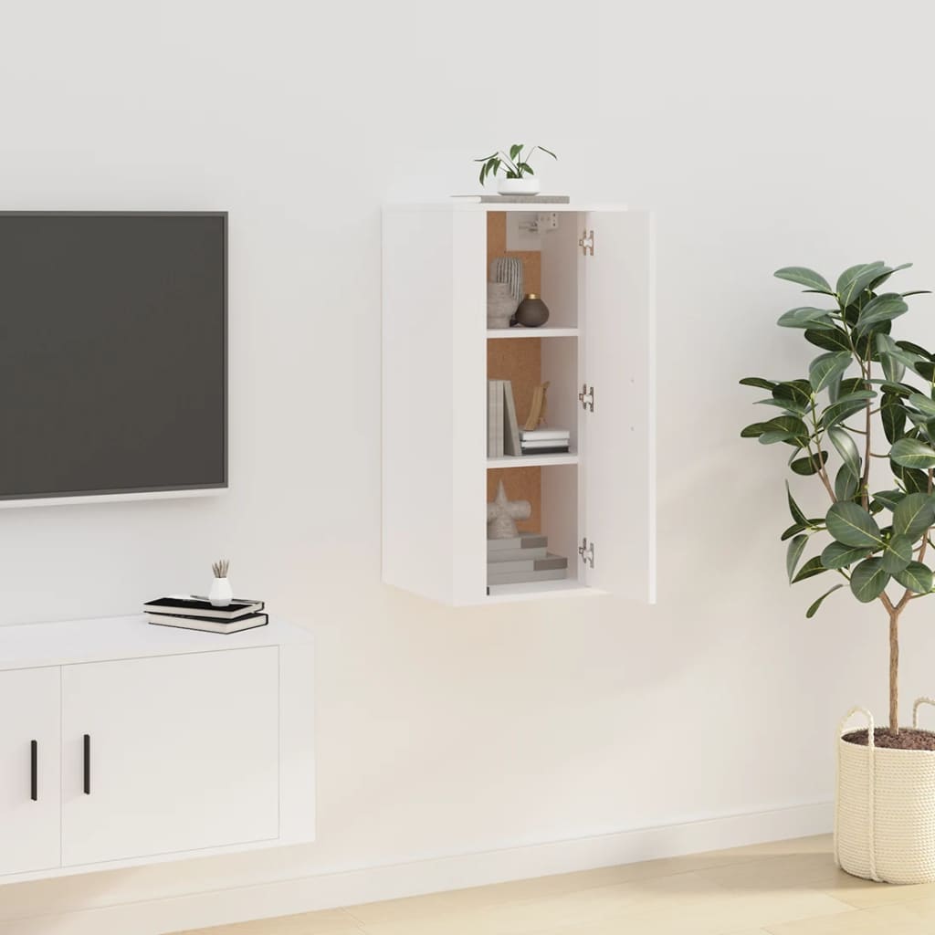 vidaXL TV Stand 57x34.5x40 cm White