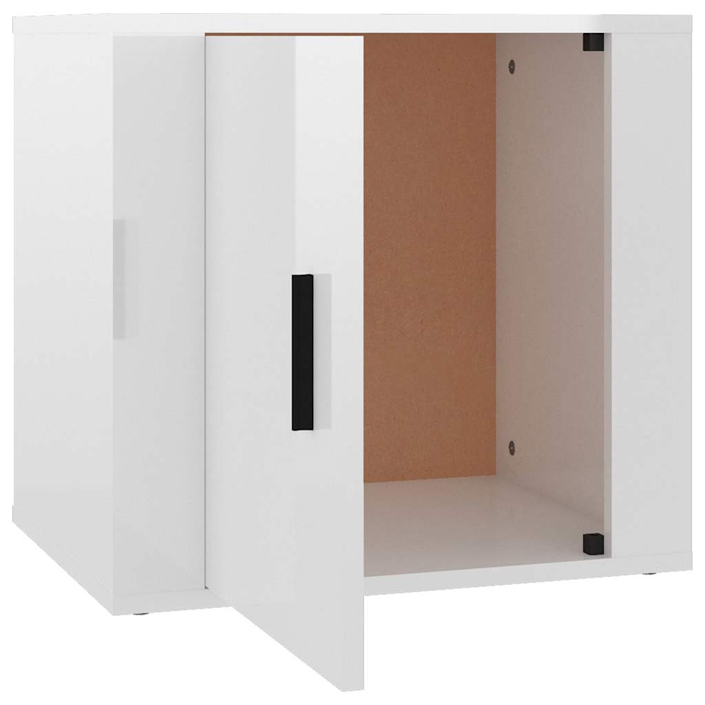 vidaXL Nachtkastje 50x39x47 cm wit