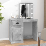vidaXL Kaptafel met spiegel 90x50x132,5 cm bewerkt hout wit