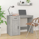 vidaXL Bureau 100x49x75 cm bewerkt hout wit