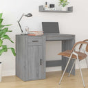 vidaXL Bureau 100x49x75 cm bewerkt hout wit