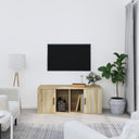 vidaXL Tv-meubel 100x35x40 cm bewerkt hout wit