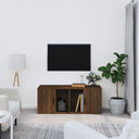 vidaXL Tv-meubel 100x35x40 cm bewerkt hout wit
