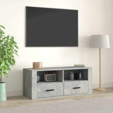 vidaXL Tv-meubel 100x35x40 cm bewerkt hout wit