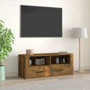 vidaXL Tv-meubel 100x35x40 cm bewerkt hout wit