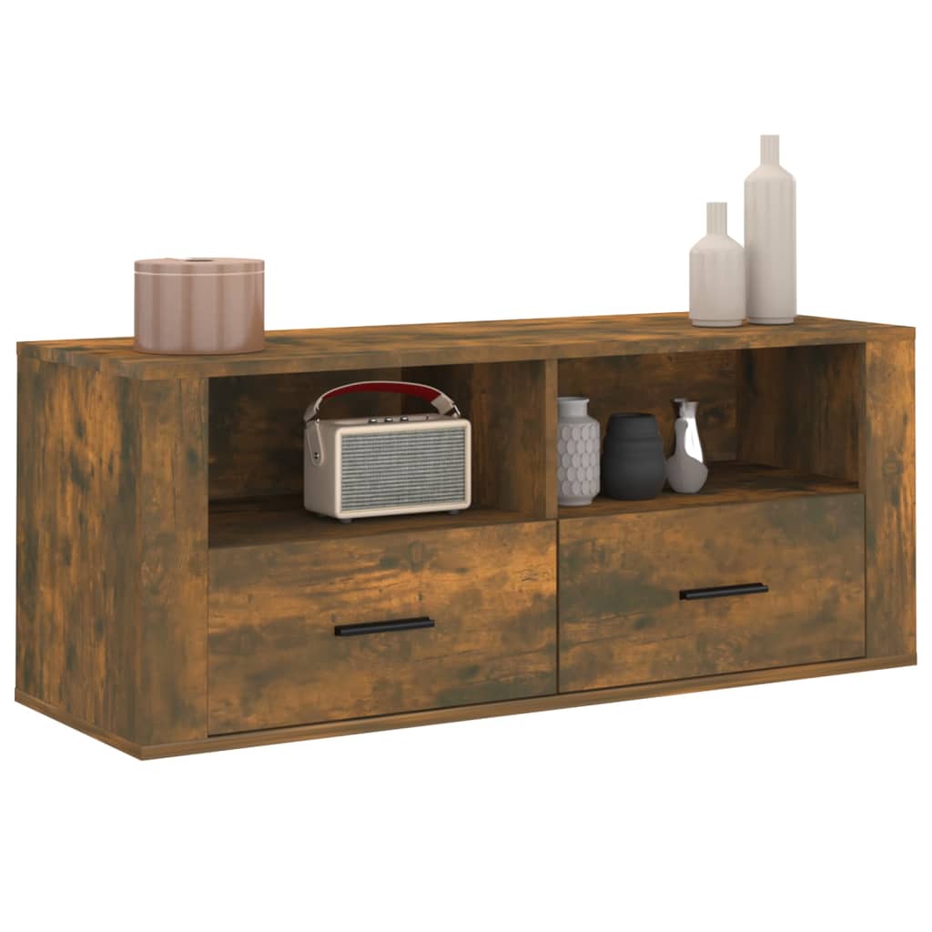 vidaXL Tv-meubel 100x35x40 cm bewerkt hout wit