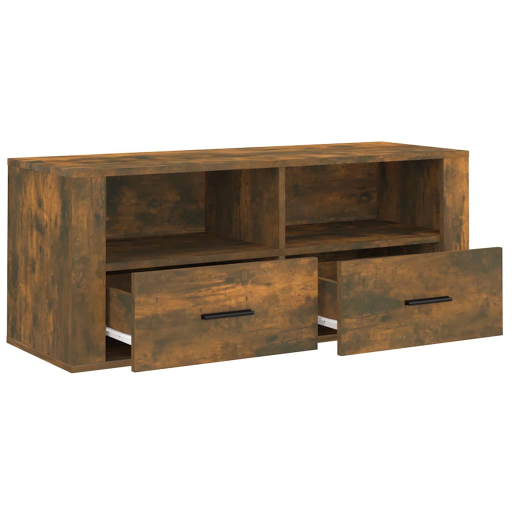 vidaXL Tv-meubel 100x35x40 cm bewerkt hout wit