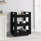 vidaXL Keukentrolley 60x45x80 cm bewerkt hout wit