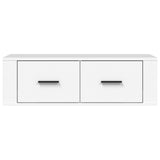 vidaXL Tv-hangmeubel 80x36x25 cm bewerkt hout wit