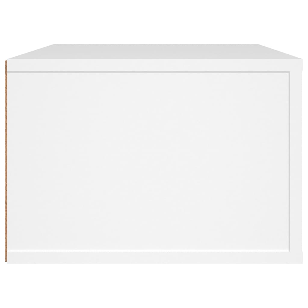 vidaXL Tv-hangmeubel 80x36x25 cm bewerkt hout wit