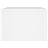 vidaXL Tv-hangmeubel 80x36x25 cm bewerkt hout wit