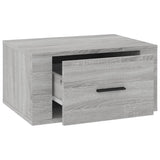 vidaXL Nachtkastje wandgemonteerd 50x36x25 cm wit