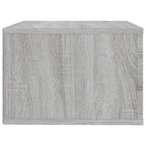 vidaXL Nachtkastje wandgemonteerd 50x36x25 cm wit