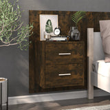 vidaXL Wall-Mounted Nightstand White