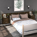 vidaXL Wall-Mounted Nightstand White