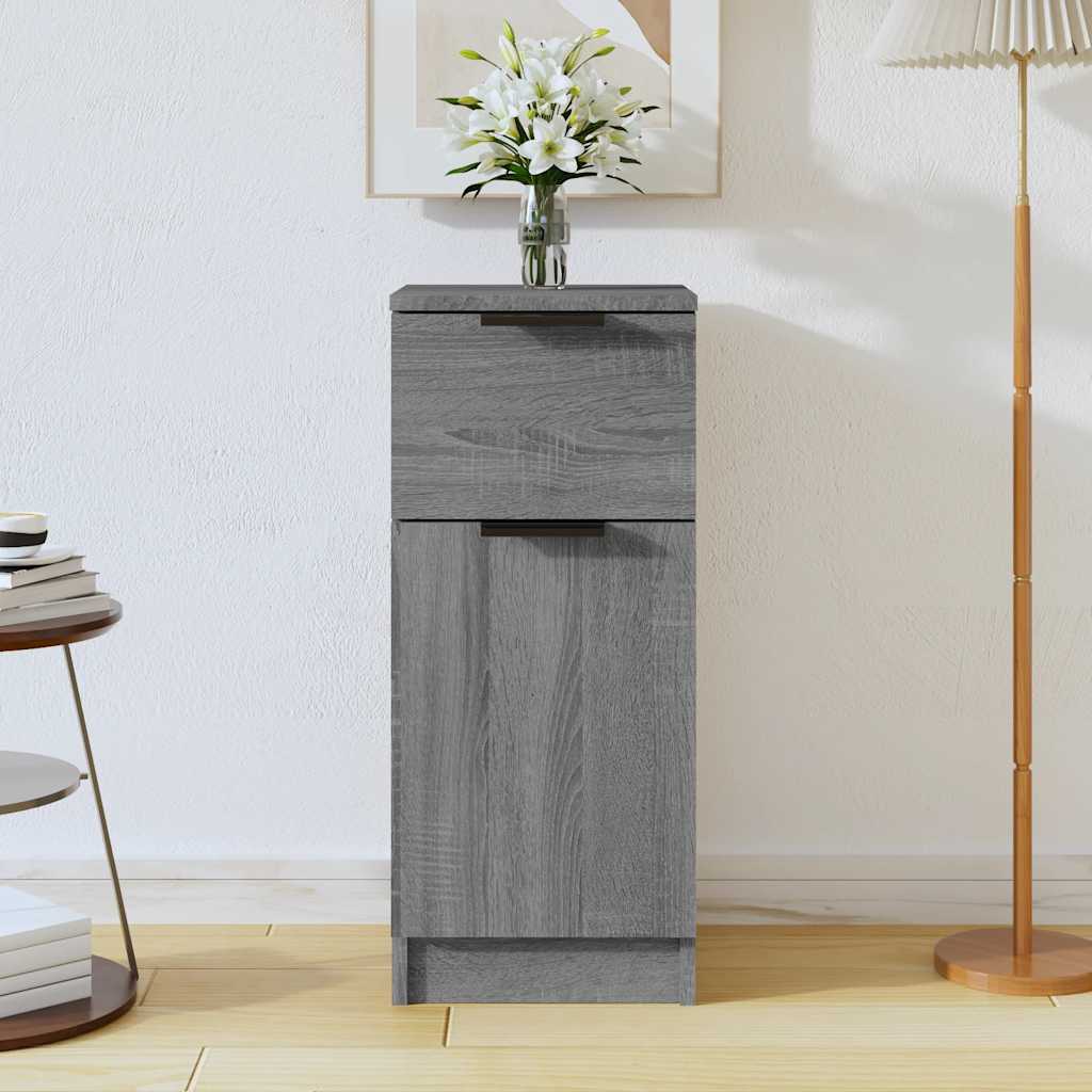 vidaXL Dressoir 30x30x70 cm bewerkt hout wit