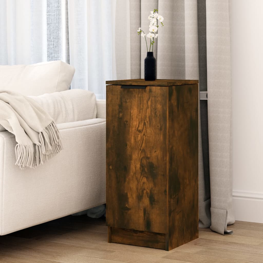 vidaXL Dressoir 30x30x70 cm bewerkt hout wit