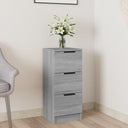 vidaXL Dressoir 30x30x70 cm bewerkt hout wit