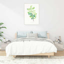 vidaXL Nachtkastjes 2 st 40x39x40 cm wit