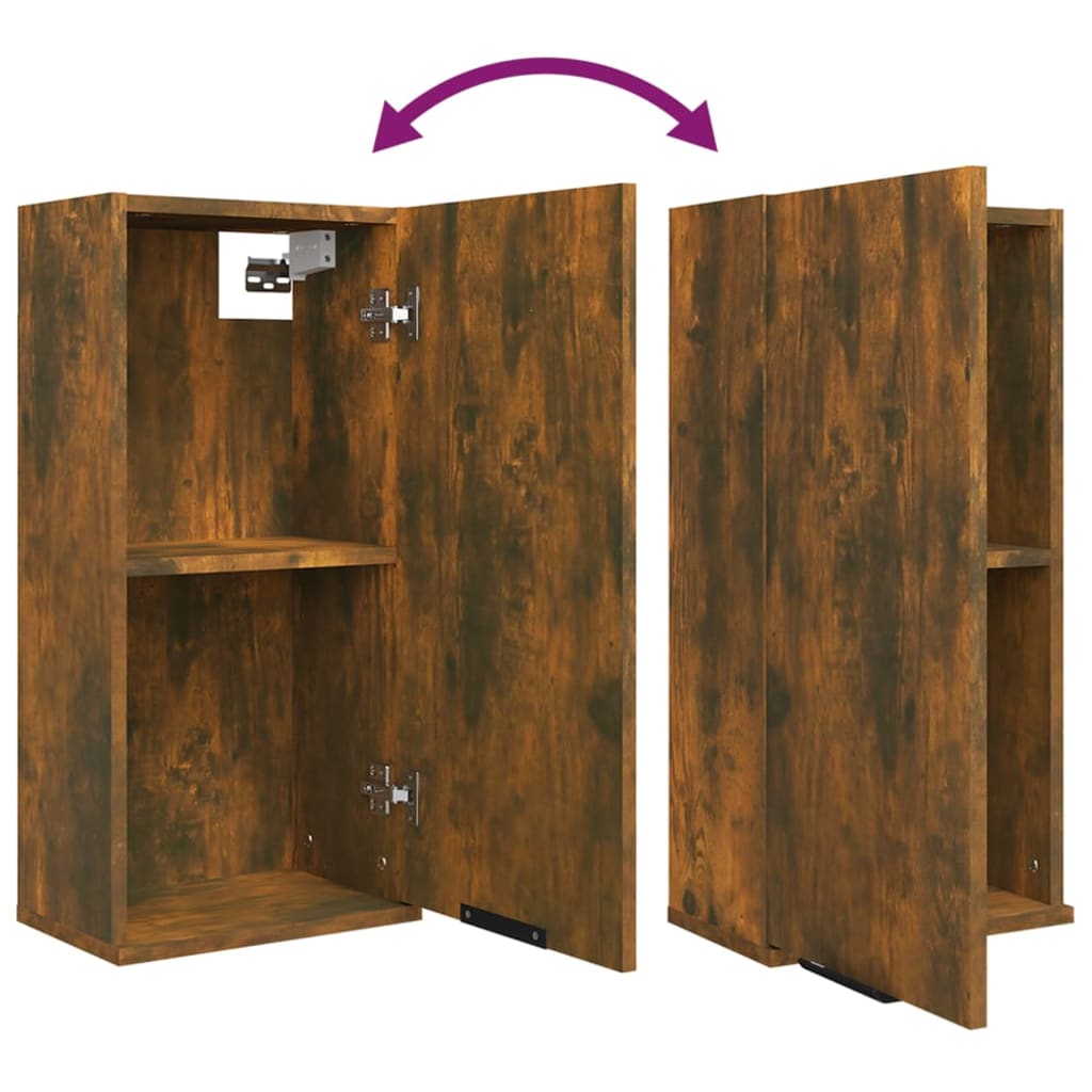 vidaXL Badkamerkast wandgemonteerd 32x20x67 cm wit
