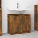 vidaXL Bathroom Cabinet 64.5x33.5x59 cm Engineered Wood White