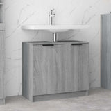 vidaXL Bathroom Cabinet 64.5x33.5x59 cm Engineered Wood White