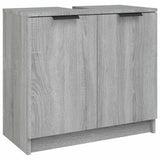 vidaXL Bathroom Cabinet 64.5x33.5x59 cm Engineered Wood White