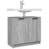 vidaXL Bathroom Cabinet 64.5x33.5x59 cm Engineered Wood White