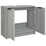 vidaXL Bathroom Cabinet 64.5x33.5x59 cm Engineered Wood White