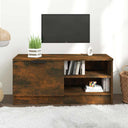 vidaXL Tv-meubel 80x35x36,5 cm bewerkt hout wit