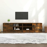 vidaXL Tv-meubel 80x35x36,5 cm bewerkt hout wit