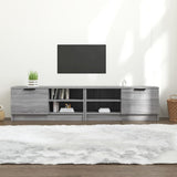 vidaXL Tv-meubel 80x35x36,5 cm bewerkt hout wit