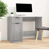 vidaXL Bureau 100x50x75 cm bewerkt hout wit