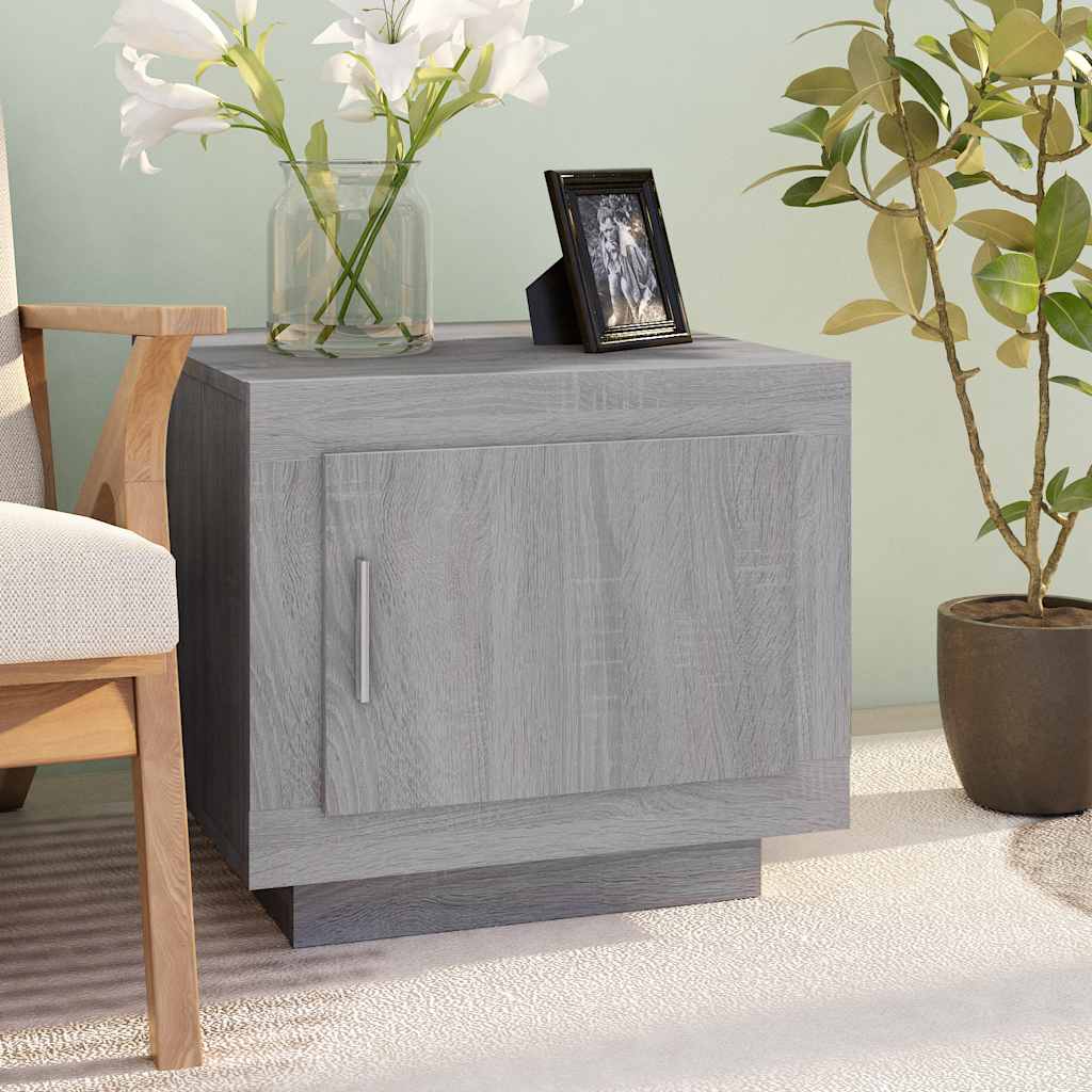 vidaXL Salontafel 51x50x45 cm bewerkt hout wit