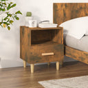 vidaXL Bedside Cabinet 40x35x47 cm White