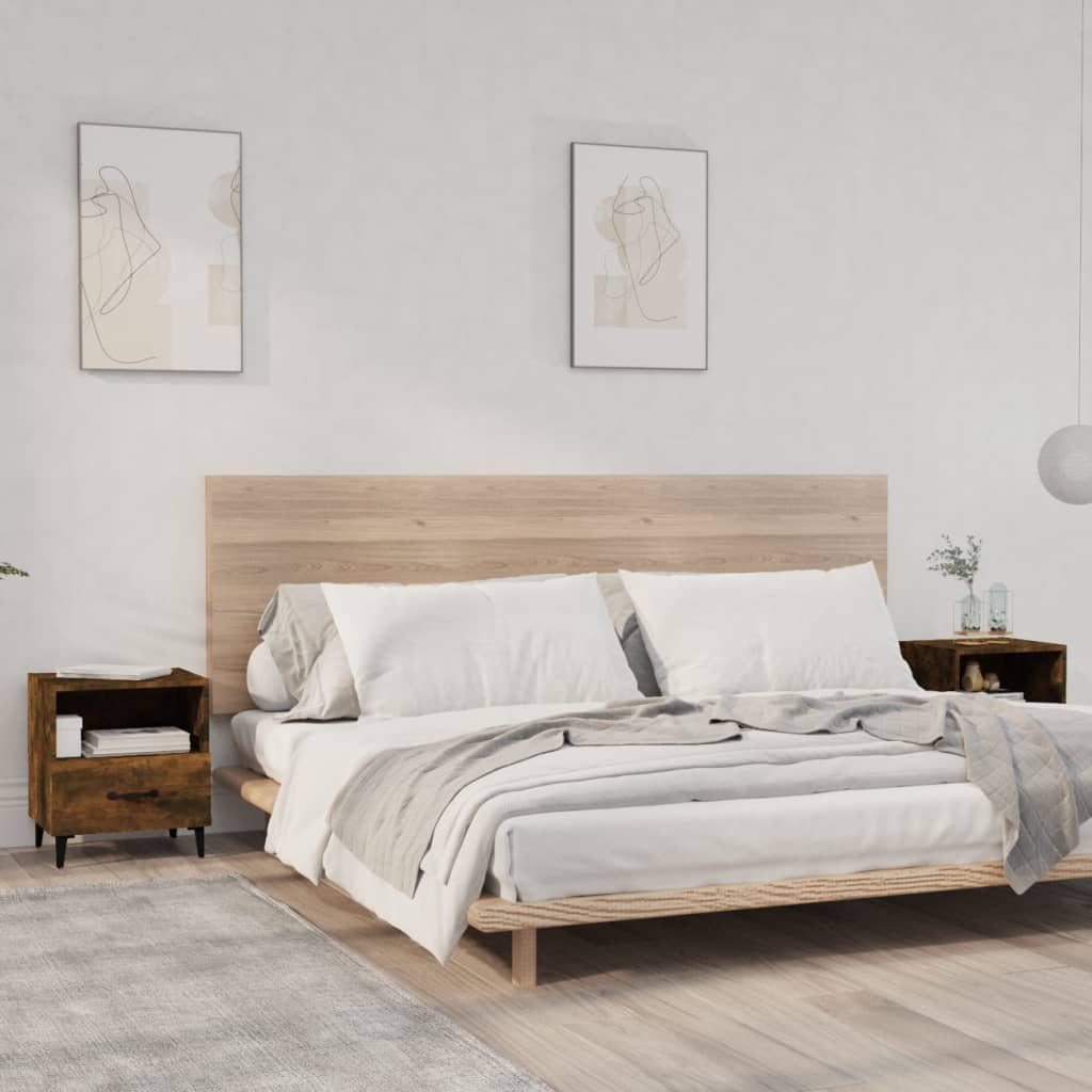 vidaXL Nightstand Engineered Wood White