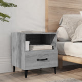 vidaXL Nightstand Engineered Wood White