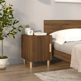 vidaXL Nachtkastje bewerkt hout wit