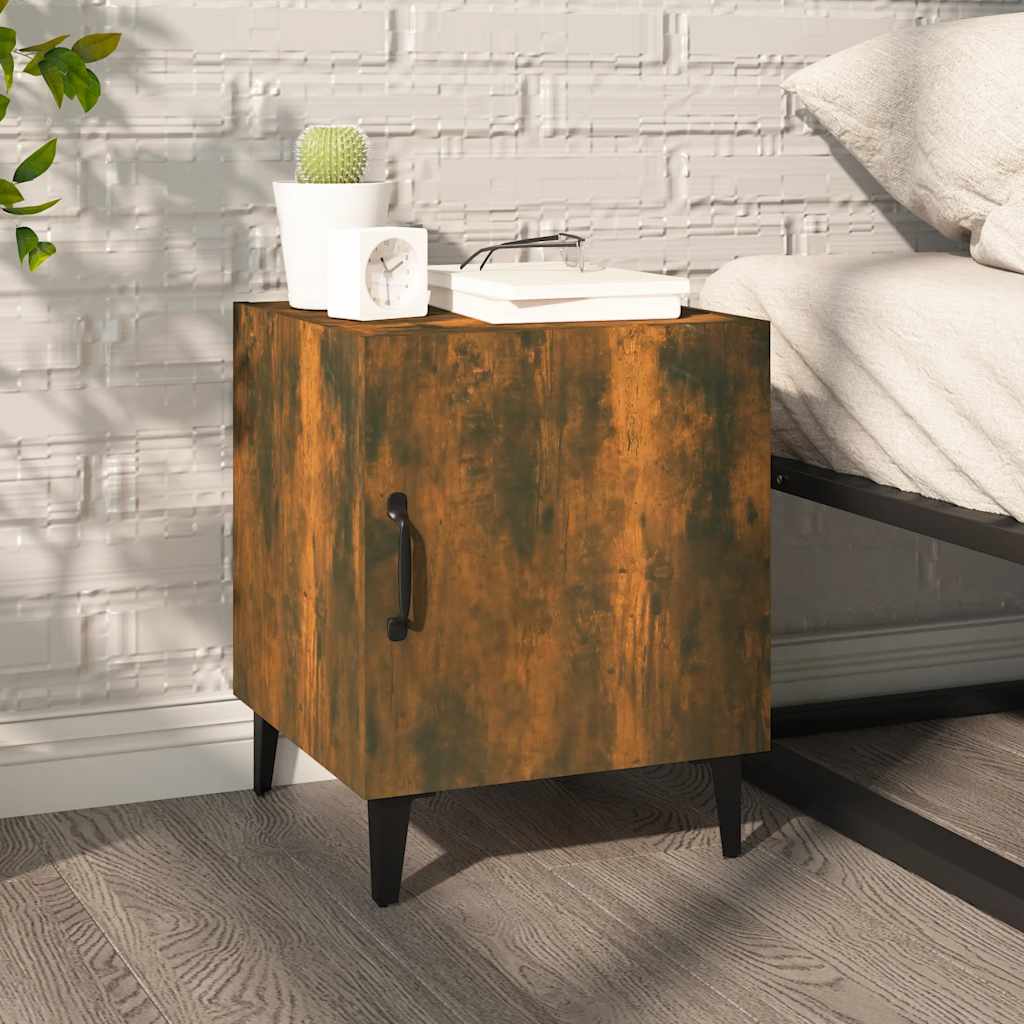 vidaXL Nachtkastje bewerkt hout wit