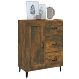 vidaXL Dressoir 69,5x34x90 cm bewerkt hout wit