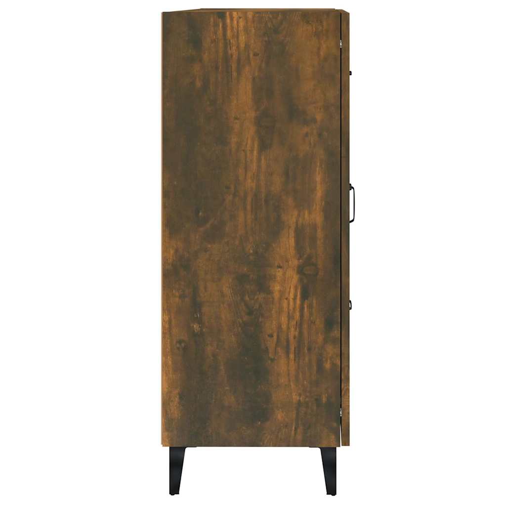vidaXL Dressoir 69,5x34x90 cm bewerkt hout wit