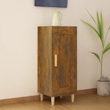 vidaXL Dressoir 34,5x34x90 cm bewerkt hout zwart
