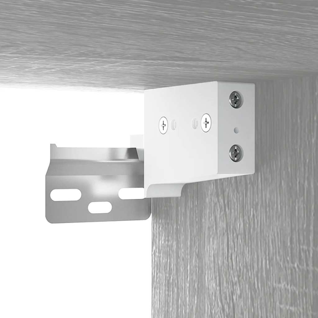 vidaXL Wall cabinet 34.5x34x90 cm engineered wood concrete grey