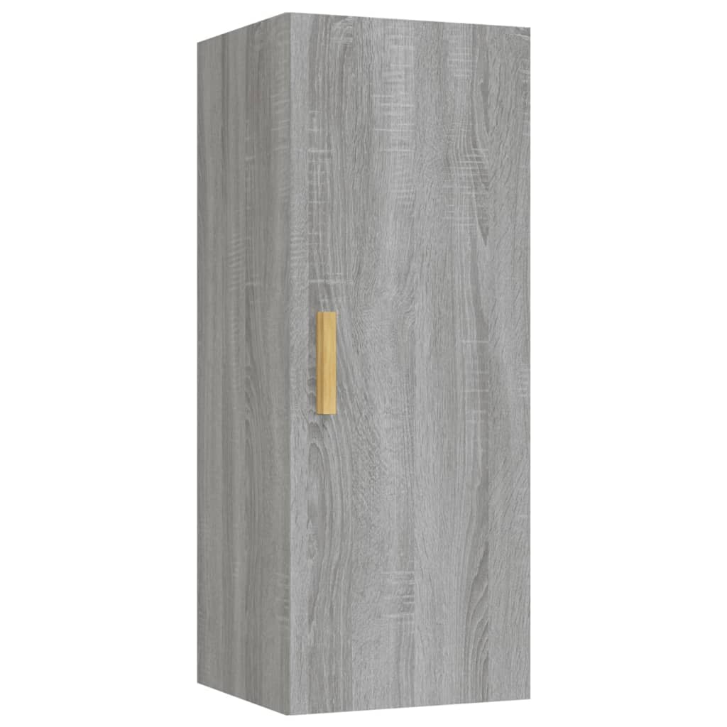 vidaXL Wall cabinet 34.5x34x90 cm engineered wood concrete grey