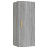vidaXL Wall cabinet 34.5x34x90 cm engineered wood concrete grey