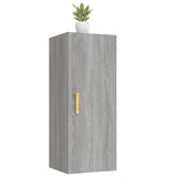 vidaXL Wall cabinet 34.5x34x90 cm engineered wood concrete grey