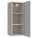 vidaXL Wall cabinet 34.5x34x90 cm engineered wood concrete grey